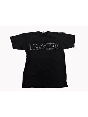 Tracker Trucks Menium Black Graphic T-Shirt Skateboard Cotton Made In USA
